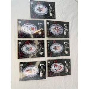 Lot of 7 Designs for the Needle Vintage Christmas Lace Ornament Cross Stitch